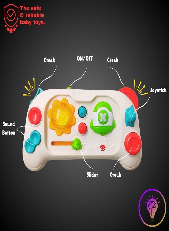 PLUSPOINT Baby Toy Game Controller for Kids Activity Game Controller Remote Toy Musical Toys Multi Function Pretend Play Light Music Learning Educational Toys for Kids - Image 3